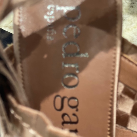 Pedro Garcia "Creta" Sandals in Bisque Satin, Size 37.5/US 7.5 - Picture 14 of 14